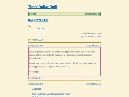 diary-2024-11-17 screenshot