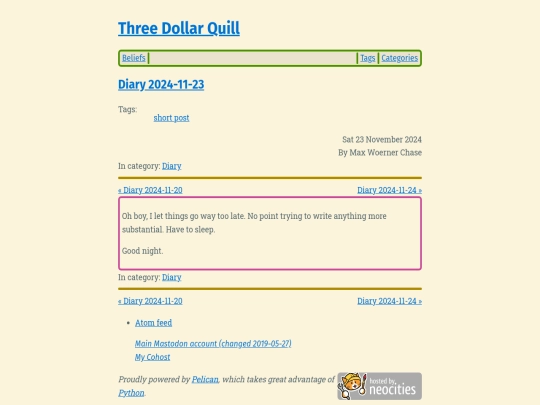 diary-2024-11-23 screenshot