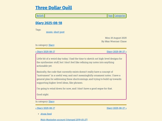 diary-2025-08-18 screenshot