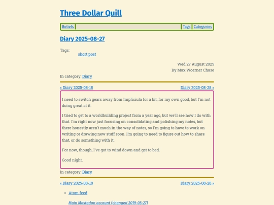 diary-2025-08-27 screenshot