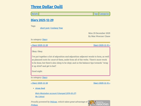 diary-2025-12-29 screenshot