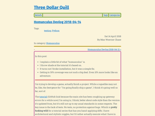 homunculus-devlog-2018-04-14 screenshot