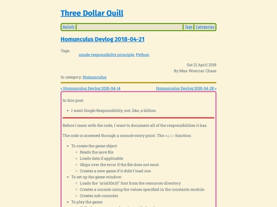 homunculus-devlog-2018-04-21 screenshot