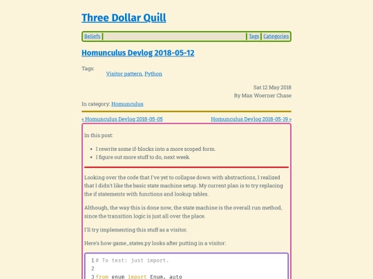 homunculus-devlog-2018-05-12 screenshot