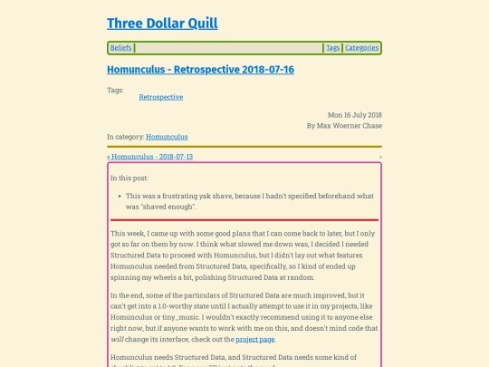 homunculus-retrospective-2018-07-16 screenshot