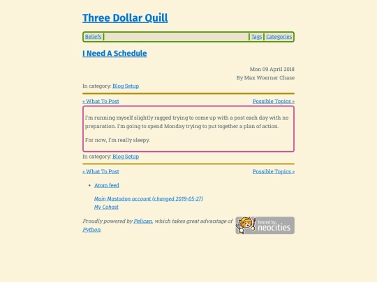 i-need-a-schedule screenshot