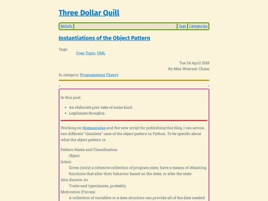 instantiations-of-the-object-pattern screenshot