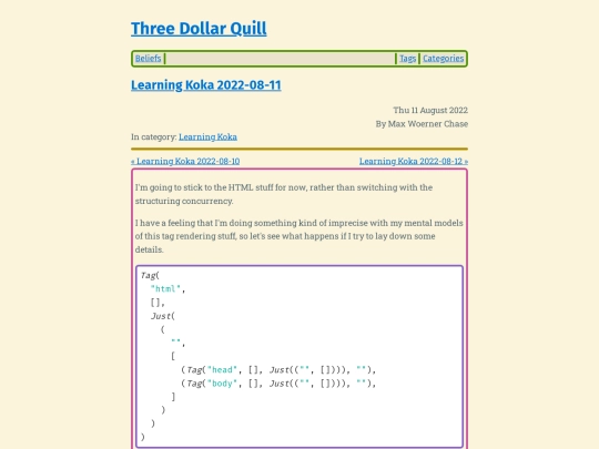 learning-koka-2022-08-11 screenshot