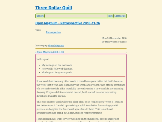opus-magnum-retrospective-2018-11-26 screenshot