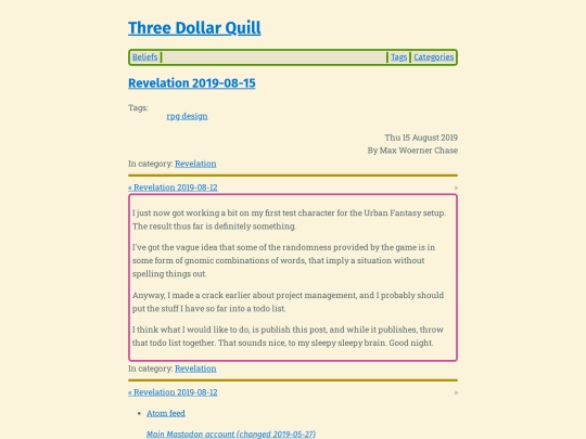revelation-2019-08-15 screenshot