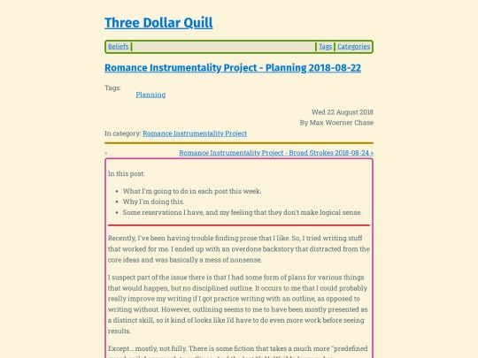 romance-instrumentality-project-planning-2018-08-22 screenshot