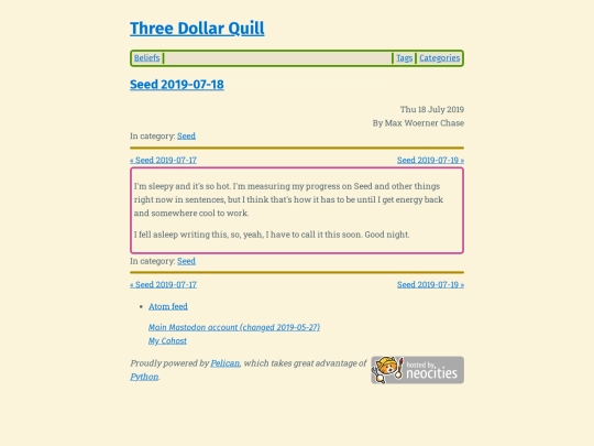 seed-2019-07-18 screenshot