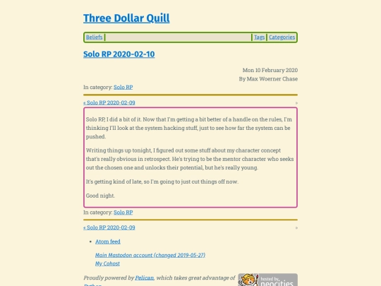 solo-rp-2020-02-10 screenshot