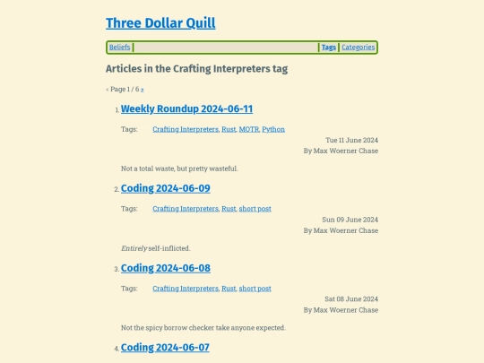 tag/crafting-interpreters screenshot
