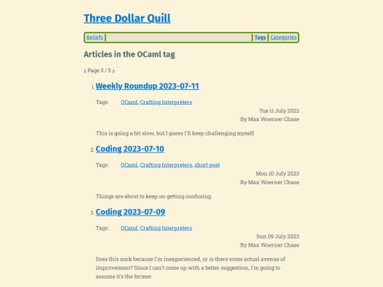 tag/ocaml3 screenshot