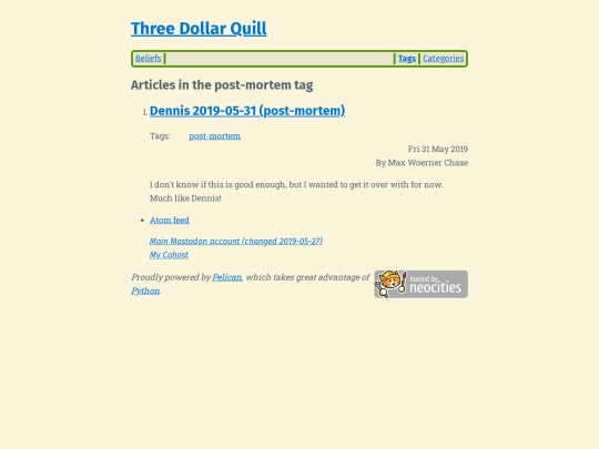 tag/post-mortem screenshot