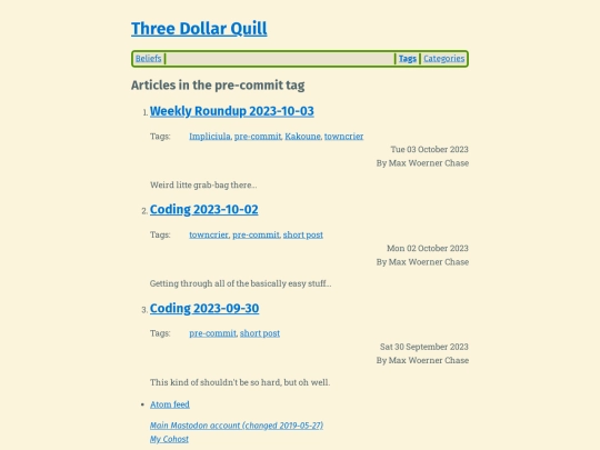 tag/pre-commit screenshot