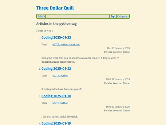 tag/python26 screenshot