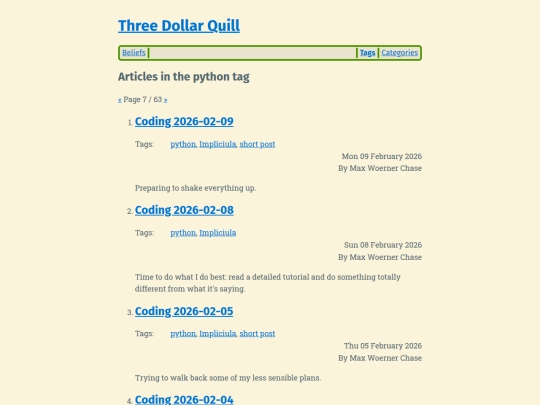tag/python7 screenshot