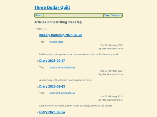 tag/writing-ideas screenshot