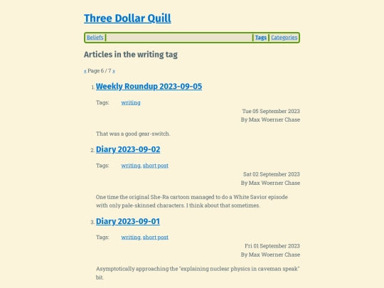 tag/writing6 screenshot