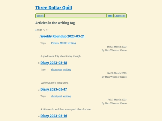 tag/writing7 screenshot