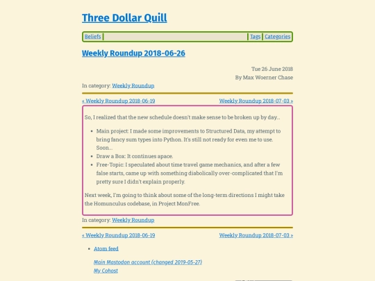 weekly-roundup-2018-06-26 screenshot