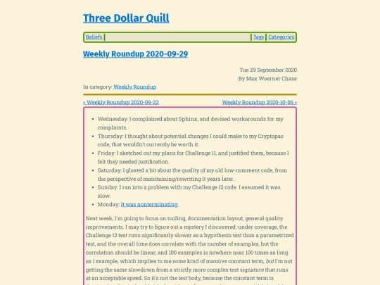 weekly-roundup-2020-09-29 screenshot
