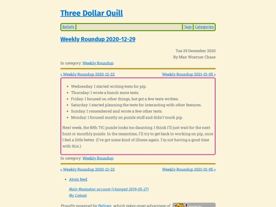 weekly-roundup-2020-12-29 screenshot