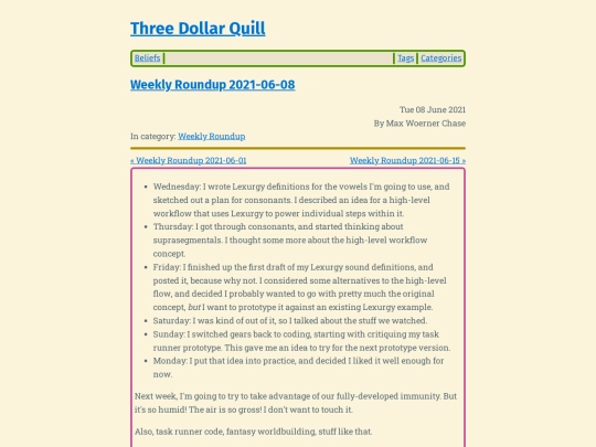 weekly-roundup-2021-06-08 screenshot