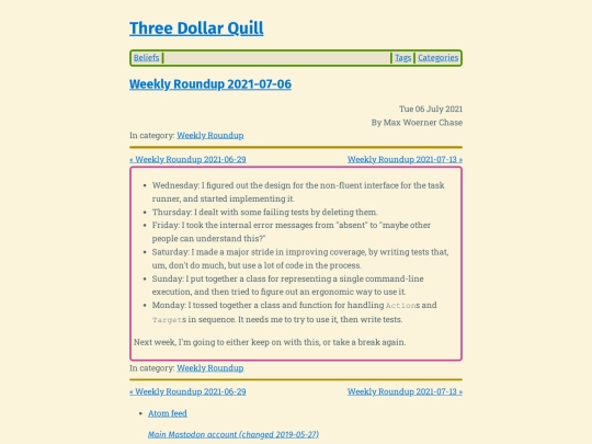 weekly-roundup-2021-07-06 screenshot