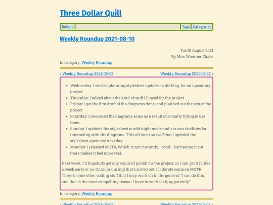 weekly-roundup-2021-08-10 screenshot
