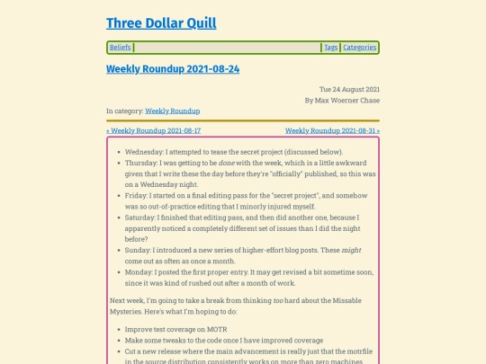 weekly-roundup-2021-08-24 screenshot