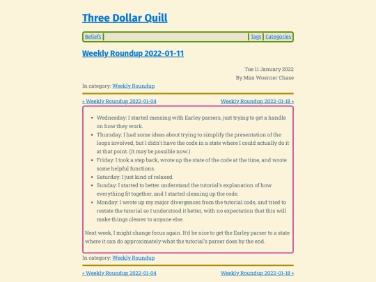 weekly-roundup-2022-01-11 screenshot