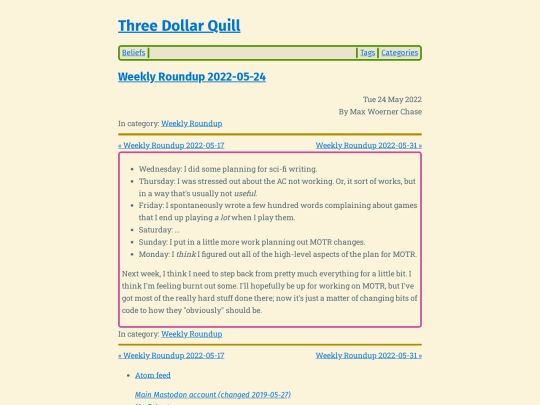 weekly-roundup-2022-05-24 screenshot