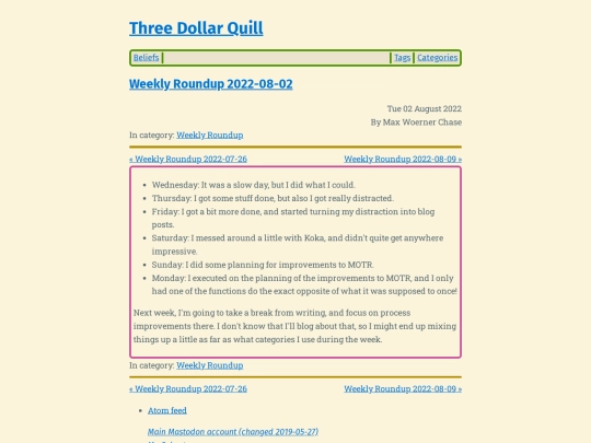 weekly-roundup-2022-08-02 screenshot