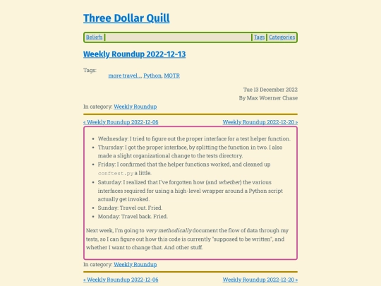 weekly-roundup-2022-12-13 screenshot