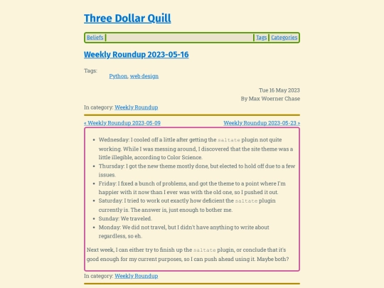 weekly-roundup-2023-05-16 screenshot