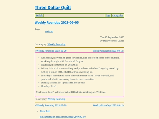 weekly-roundup-2023-09-05 screenshot