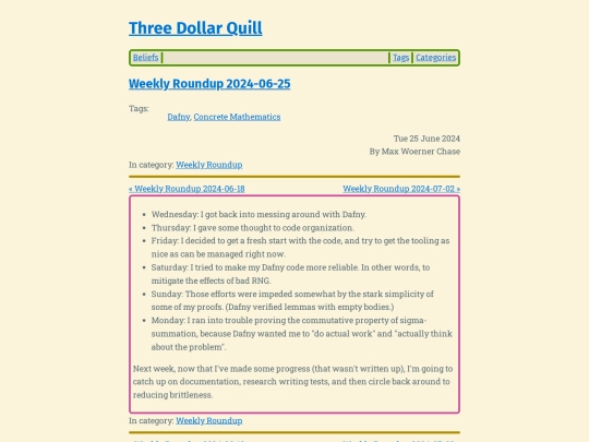 weekly-roundup-2024-06-25 screenshot