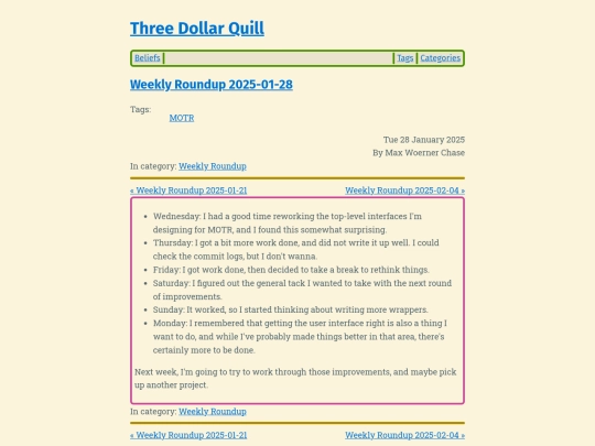 weekly-roundup-2025-01-28 screenshot