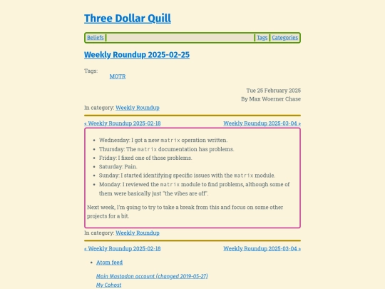 weekly-roundup-2025-02-25 screenshot