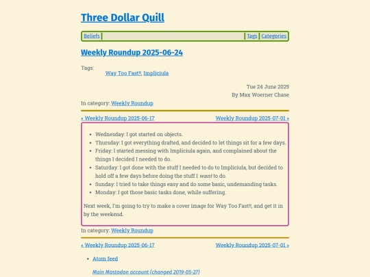 weekly-roundup-2025-06-24 screenshot