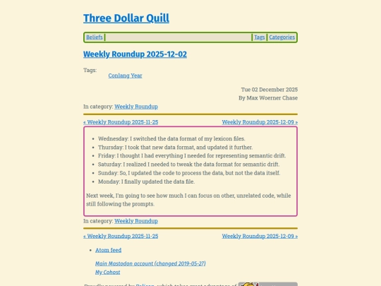 weekly-roundup-2025-12-02 screenshot