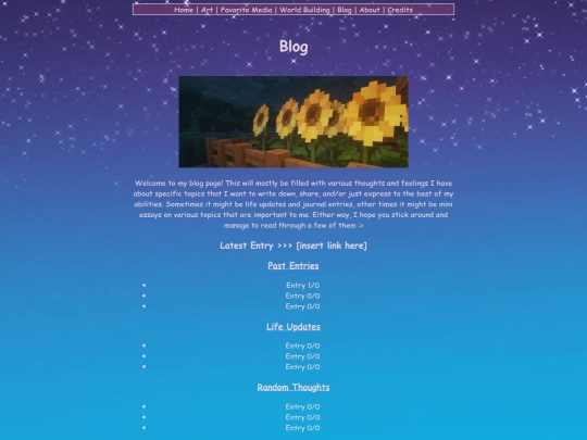 blog screenshot