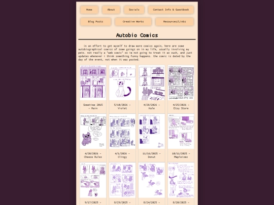 blog/creativeworks/autobiocomicsgallery screenshot
