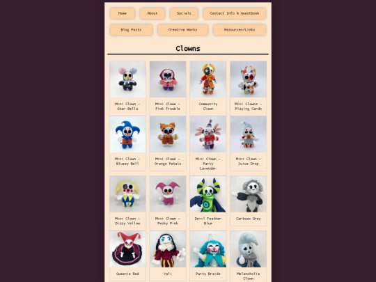 blog/creativeworks/plushclowns screenshot