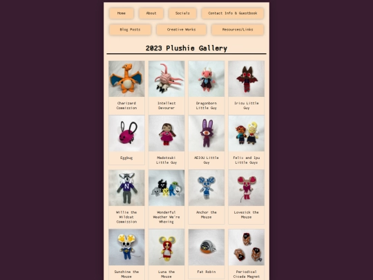 blog/creativeworks/plushgallery2023 screenshot