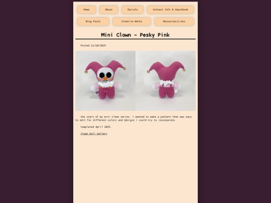 blog/creativeworks/plushies/clowns/miniclown-peskypink screenshot
