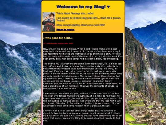 blog screenshot